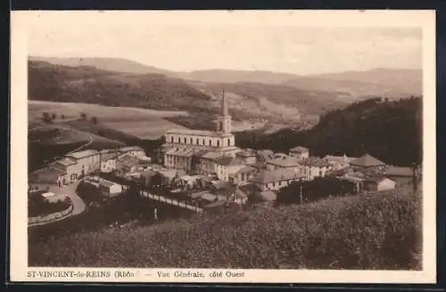 AK St-Vincent-de-Reins, Vue Générale, côté Ouest