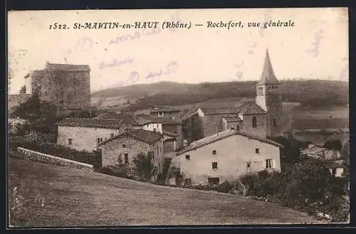 AK Saint-Martin-en-Haut, Rochefort, vue générale