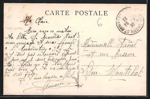 AK Saint-Rambert-l`Île-Barbe, L`Église, vue latérale