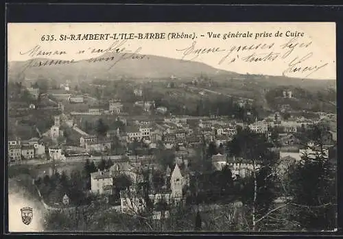 AK St-Rambert-l`Île-Barbe, Vue générale prise de Cuire