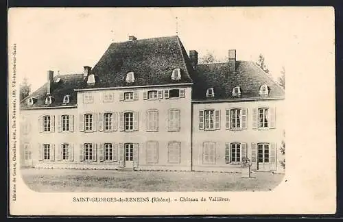 AK Saint-Georges-de-Reneins, Château de Vallières