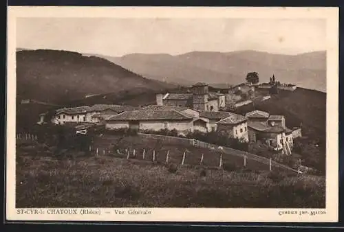 AK Saint-Cyr-le-Chatoux, Vue générale