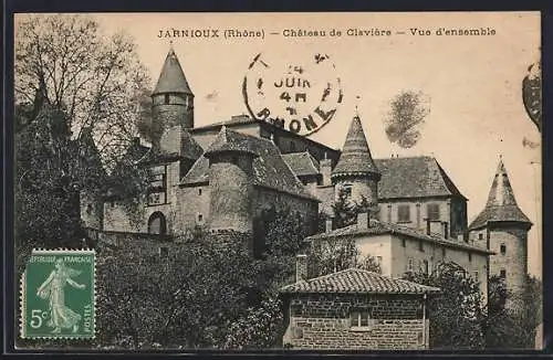 AK Jarnioux, Château de Clavière, Vue d`ensemble