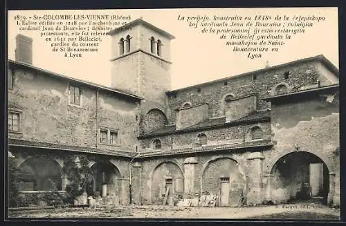 AK Ste-Colombe-lès-Vienne, L`Église consacrée par l`archevêque Jean de Bourbon en 1281