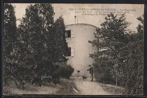 AK Sainte-Colombe-lès-Vienne, La Tournelle ancienne tour habitée par Saint Avit, Archevêque de Vienne au VIe siècle