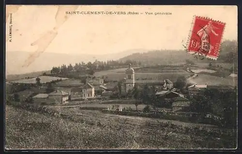 AK Saint-Clément-de-Vers, Vue générale