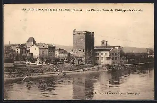 AK Sainte-Colombe-lès-Vienne, La Place, Tour de Philippe-de-Valois