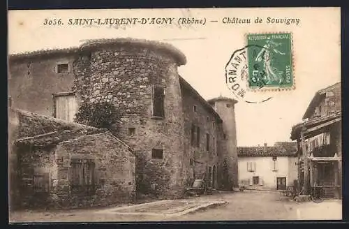 AK Saint-Laurent-d`Agny, Château de Souvigny