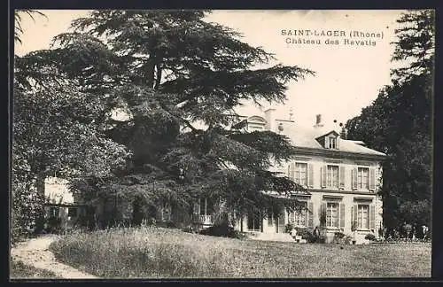 AK Saint-Lager, Château des Ravatys et son majestueux parc arboré