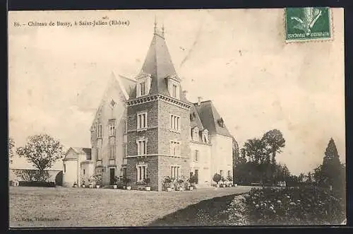 AK Saint-Julien, Château de Bussy dans le Rhône