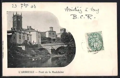 AK L`Arbresle, Pont de la Madeleine