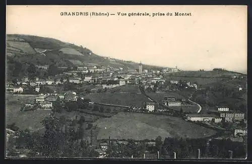 AK Grandris, Vue générale, prise du Montet