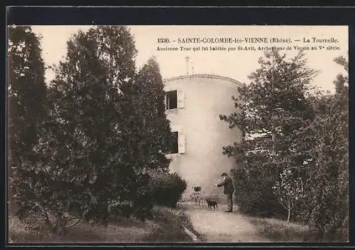 AK Sainte-Colombe-lès-Vienne, La Tournelle habitée par St-Avit, archevêque de Vienne au Ve siècle