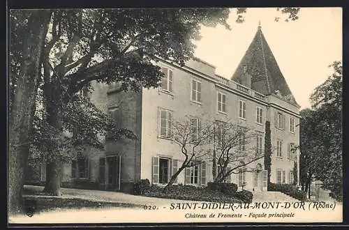 AK Saint-Didier-au-Mont-d`Or, Château de Fromente, Facade principale