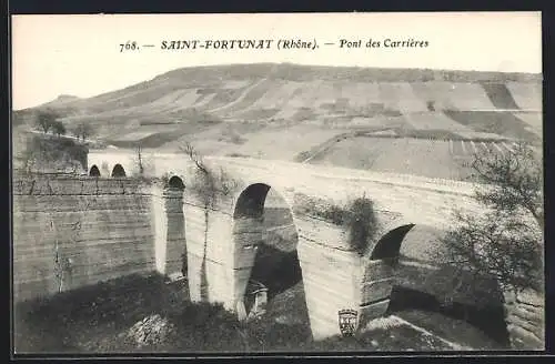 AK Saint-Fortunat, Pont des Carrières