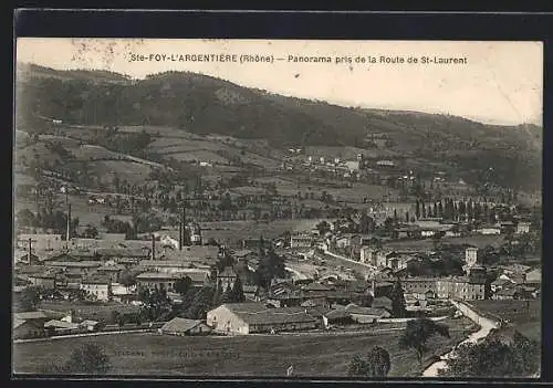 AK Ste-Foy-l`Argentière, Panorama pris de la Route de St-Laurent