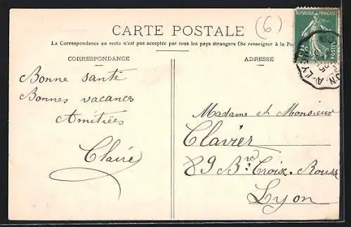 AK Lentilly, Château de Mercuy, vue d`ensemble