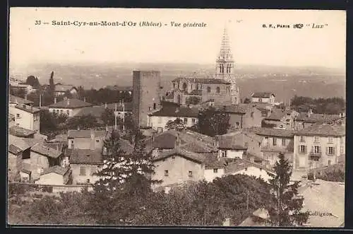 AK Saint-Cyr-au-Mont-d`Or, Vue générale