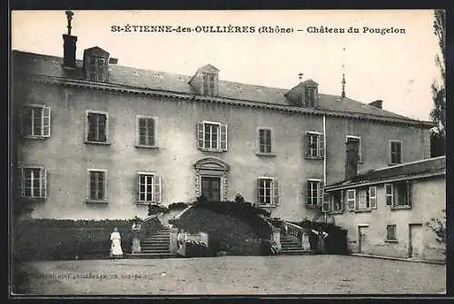 AK Saint-Étienne-des-Oullières, Château du Pougelon