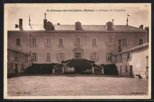 AK Saint-Étienne-des-Oullières, Château de Pougelon