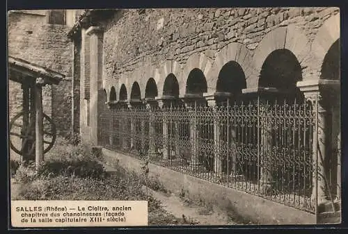 AK Salles, Le Cloître, ancien chapitre des chanoinesses