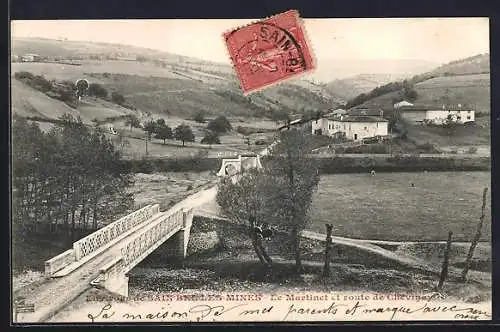 AK Sain-Bel-les-Mines, Le Martinet et route de Chouvigny