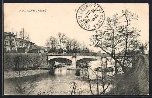 AK Lozanne, Le pont surplombant la rivière