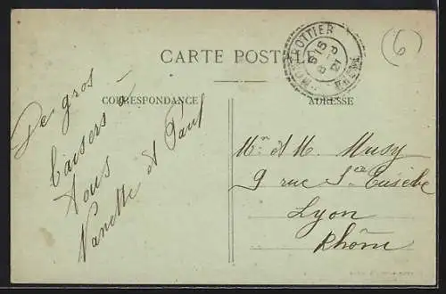 AK Montrottier, Vue générale, prise de la Croix Matillon (alt. 700 m)
