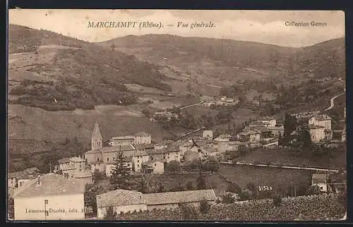 AK Marchampt, Vue générale du village en vallée