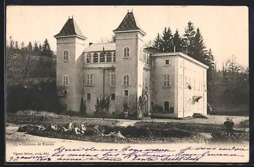 AK Ronno, Château de Ronno et ses tours majestueuses