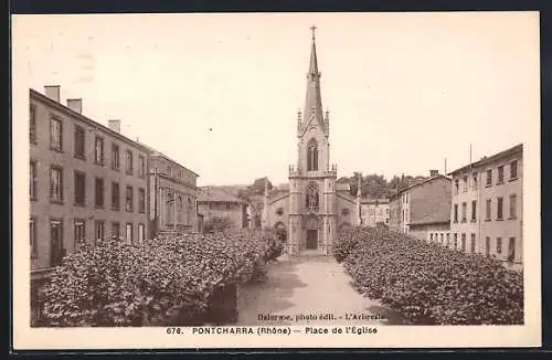 AK Pontcharra, Place de l`Église