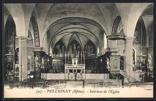 AK Pollionay, Intérieur de l`Église