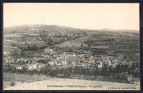 AK Pontcharra-sur-Turdine, Vue générale