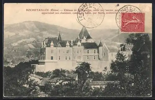 AK Rochetaillée, Château de Rochetaillée concu par Santy, architecte