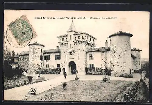 AK Saint-Symphorien-sur-Coise, Château de Saconay