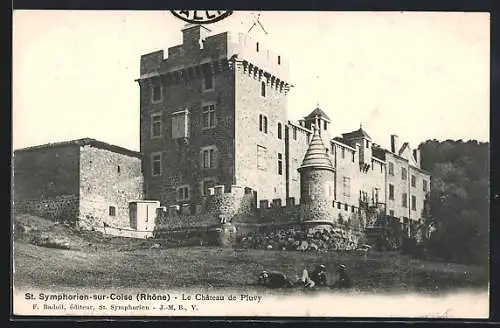 AK St. Symphorien-sur-Coise, Le Château de Pluvy