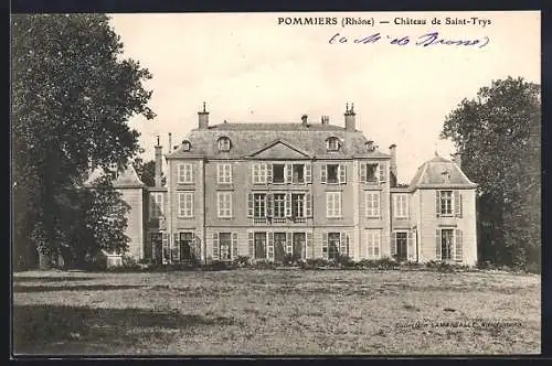 AK Pommiers, Château de Saint-Trys