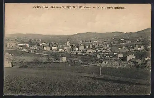 AK Pontcharra-sur-Turdine, Vue panoramique