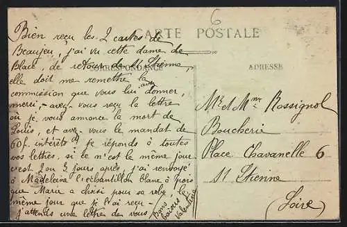 AK Montmelas, Vue du château et des vignobles environnants