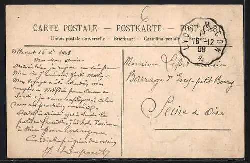 AK Neuville-sur-Saône, Quai de Villevert avec pont suspendu et vue sur la rivière