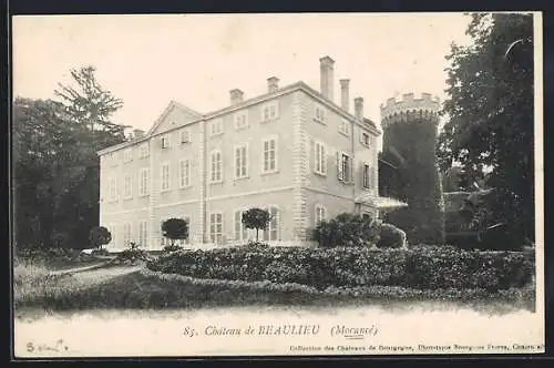 AK Morancé, Château de Beaulieu avec sa tour médiévale