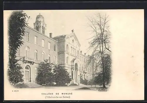 AK Villefranche-sur-Saône, Collège de Mongré et son architecture imposante