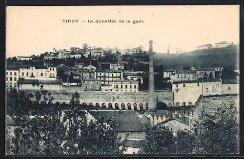 AK Thizy, Le quartier de la gare