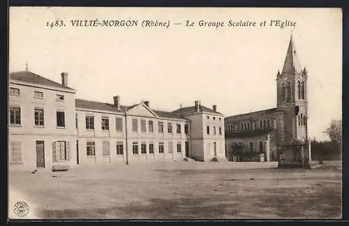 AK Villié-Morgon, Le Groupe Scolaire et l`Église