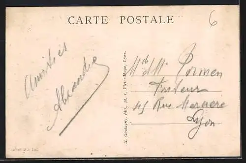 AK Villechenève, Vue générale (alt. 750 m)