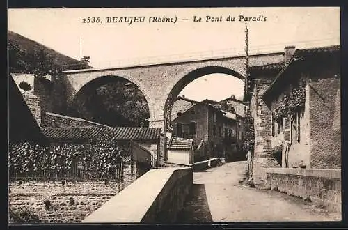 AK Beaujeu, Le Pont du Paradis