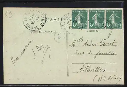 AK Le Bois-d`Oingt, Vue générale des Grands-Ponts prise de la Gare