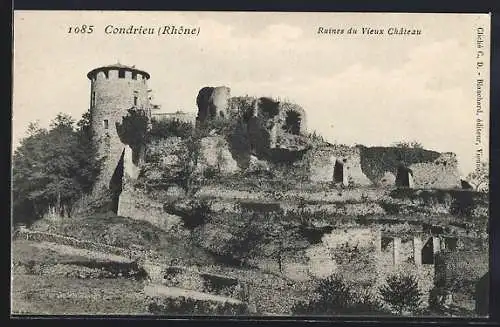 AK Condrieu, Ruines du Vieux Château