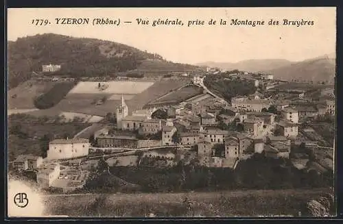 AK Yzeron, Vue générale prise de la Montagne des Bruyères