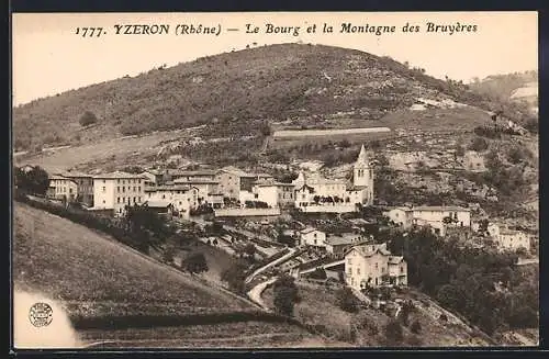 AK Yzeron, Le Bourg et la Montagne des Bruyères